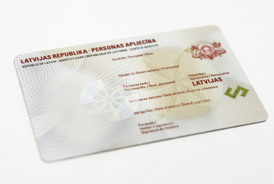 Latvian eID card