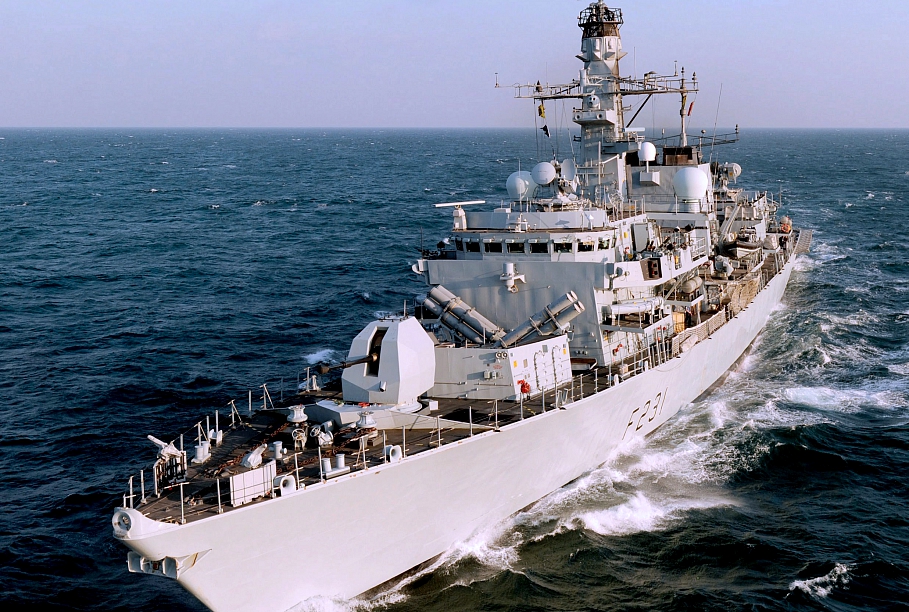 Военный корабль Великобритании. Иллюстративное фото.