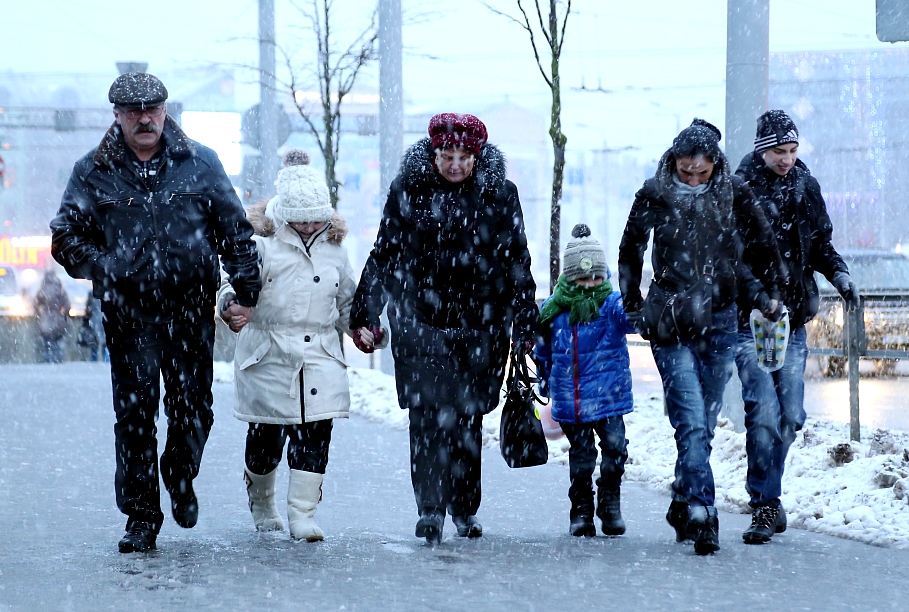 Sniegputenis Rīgā
