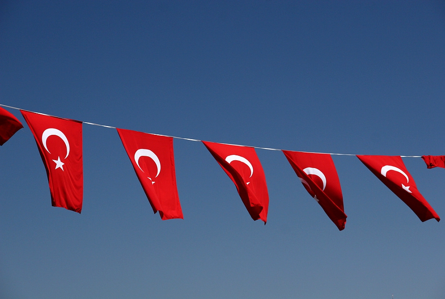 Turcijas karogs. Attēls ilustratīvs.
