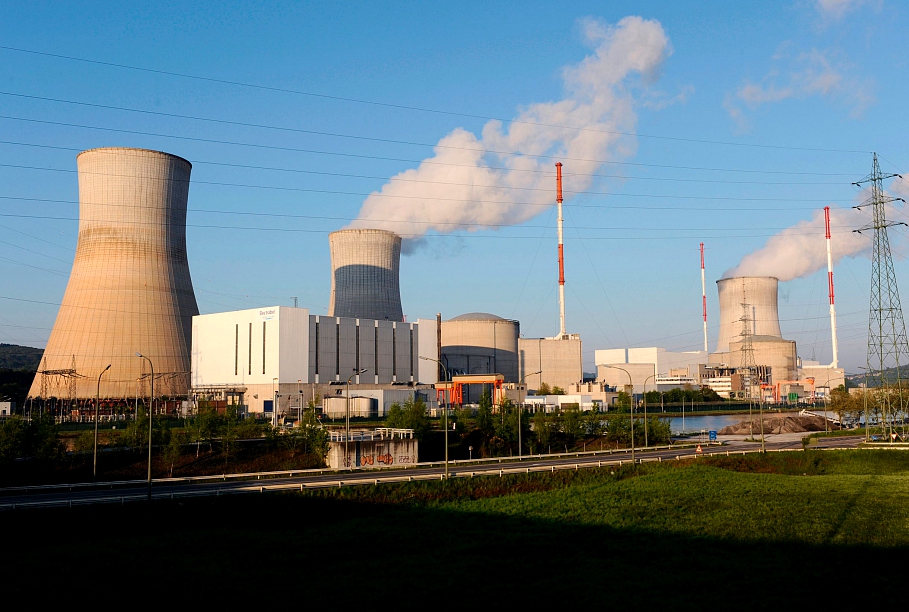 Atomelektrostacija Beļģijā. Attēls ilustratīvs.
