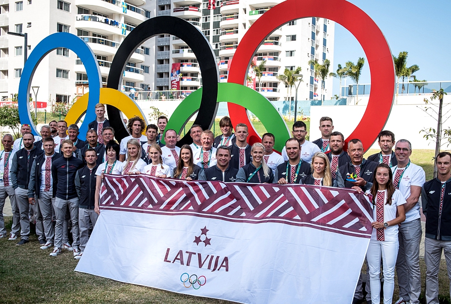 Latvijas delegācija Riodežaneiro olimpiskajās spēlēs