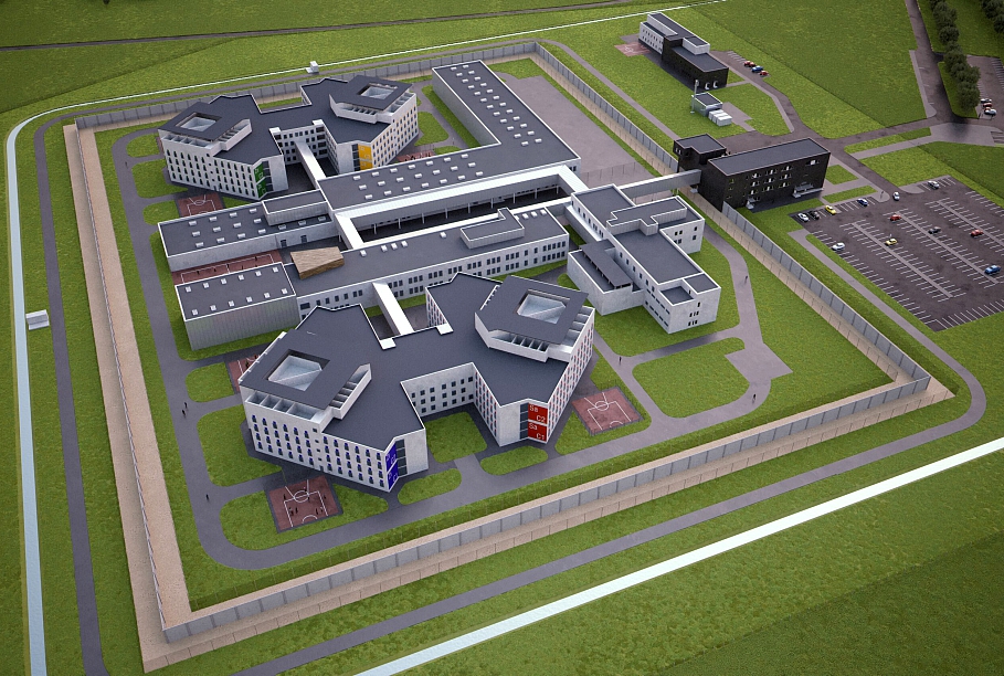 Liepājā cietuma būvniecībai teritoriju sagatavo Ogres tehnikuma audzēkņi