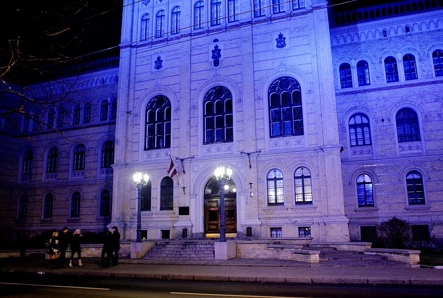 The main building of the University of Latvia