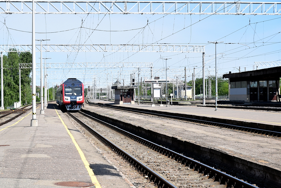 Jaunais AS &quot;Pasažieru vilciens&quot; modernizētais dīzeļvilciens atiet pirmajā reisā no Rīgas C...