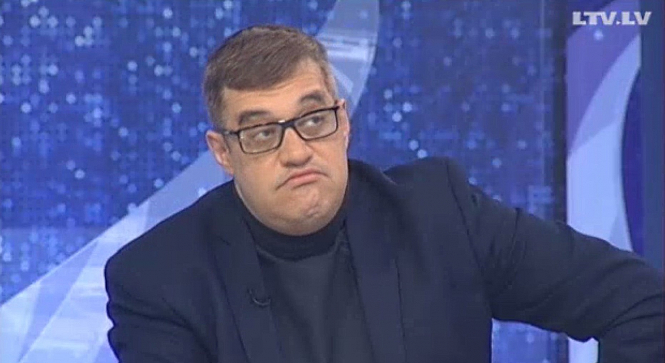 Максим Поташев в эфире передачи Русского вещания LTV7 «Без обид»