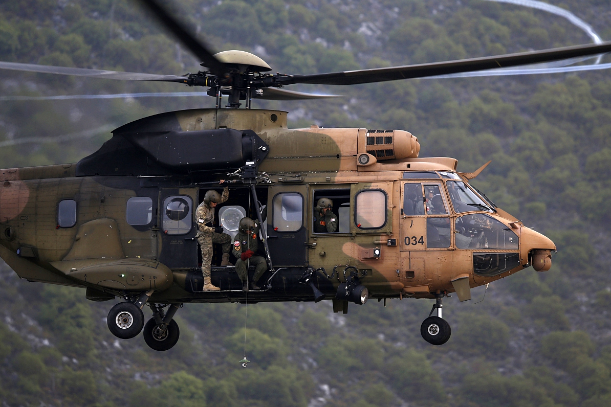 Turcijas armijas helikopters