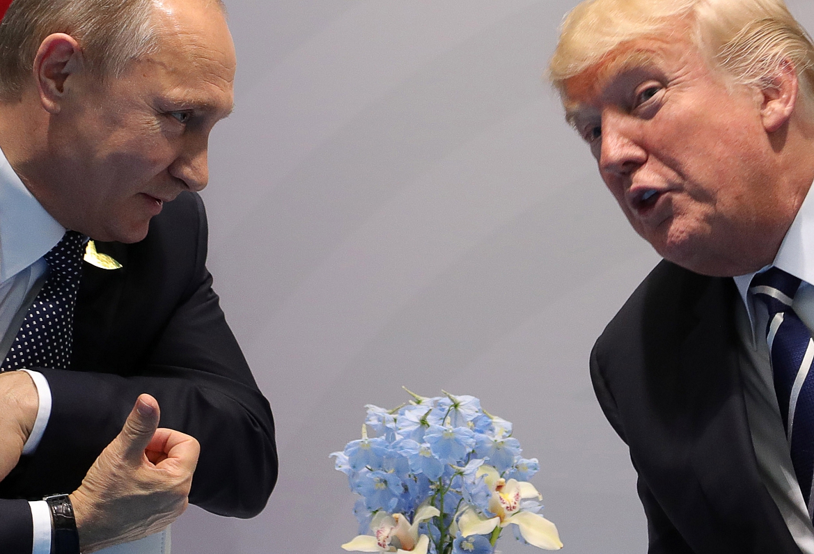 Vladimirs Putins un Donalds Tramps