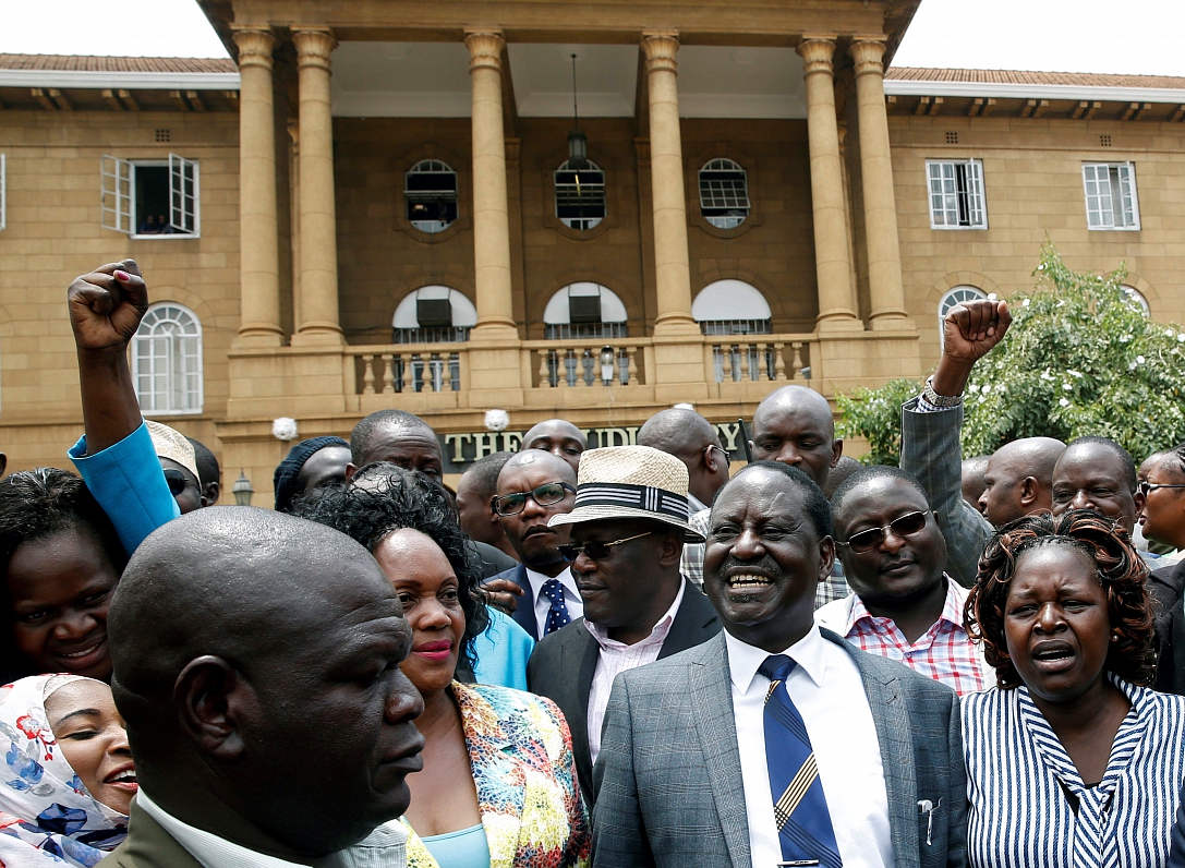 Kenijas opozīcijas vadītājs Raila Odinga