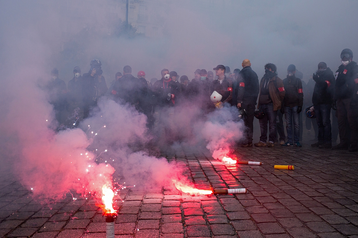 Protesti Parīzē