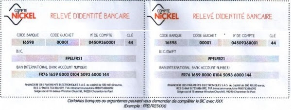 Compte Nickel payment for Erwan Castel