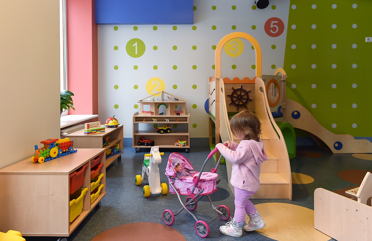 Bērnu slimnīcas rotaļu istaba