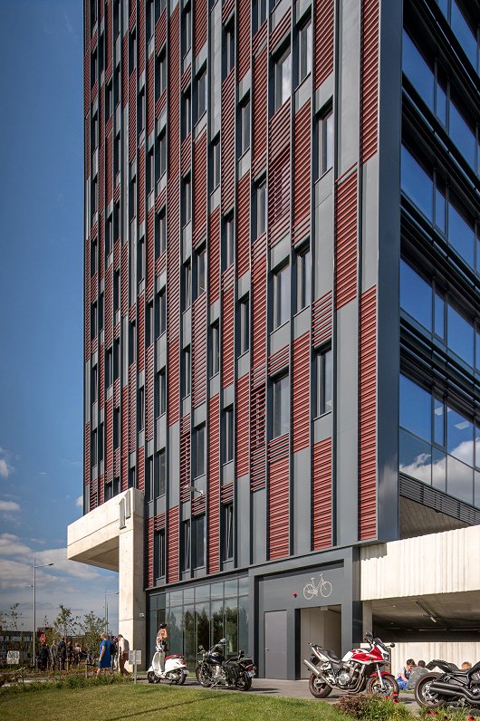 &quot;Sabiedrības atzinība&quot;- daudzfunkcionālas daudzstāvu ēkas jaunbūvei Sporta ielā 11 (projek...