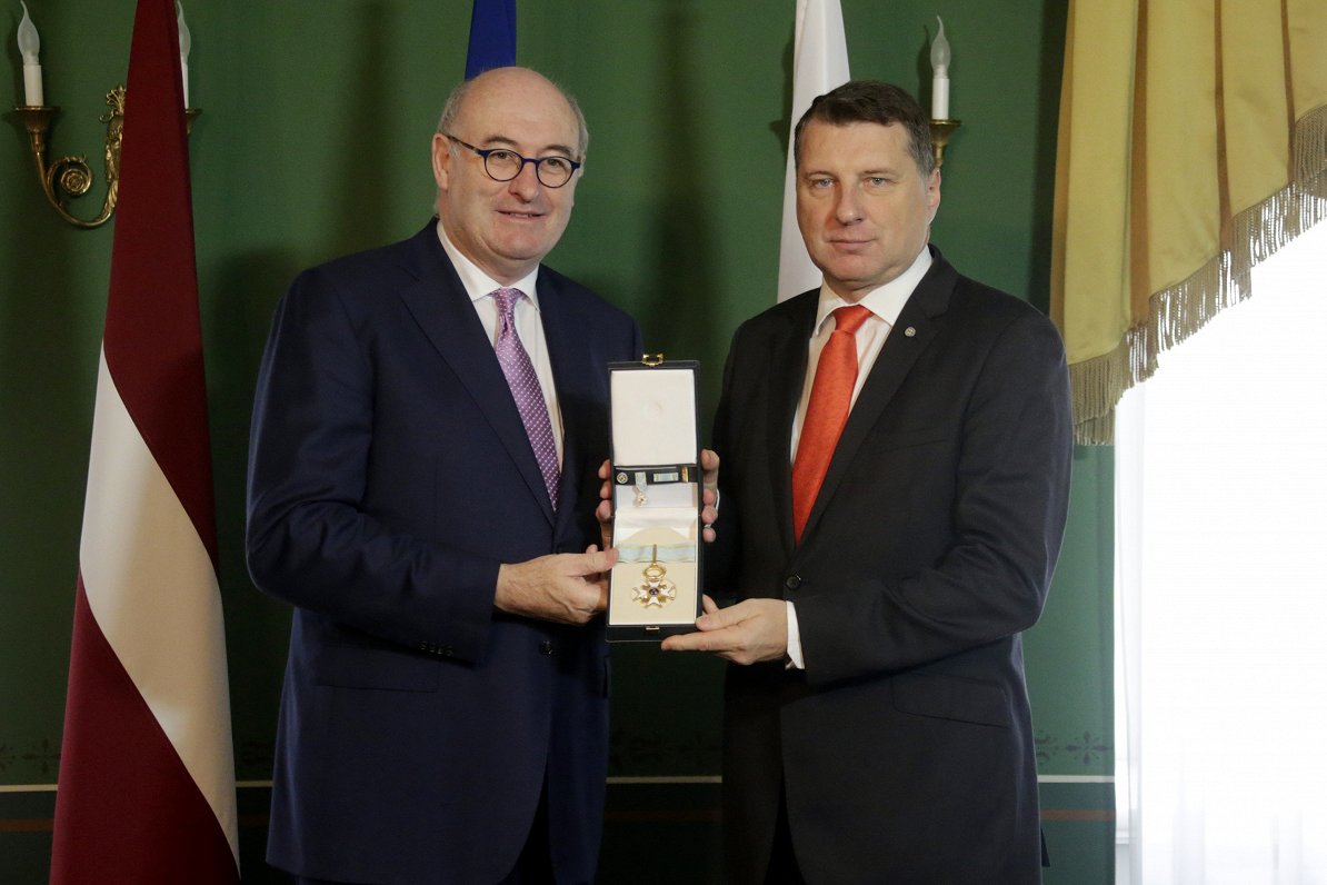 Order of the Three Stars for European Commissioner Phil Hogan