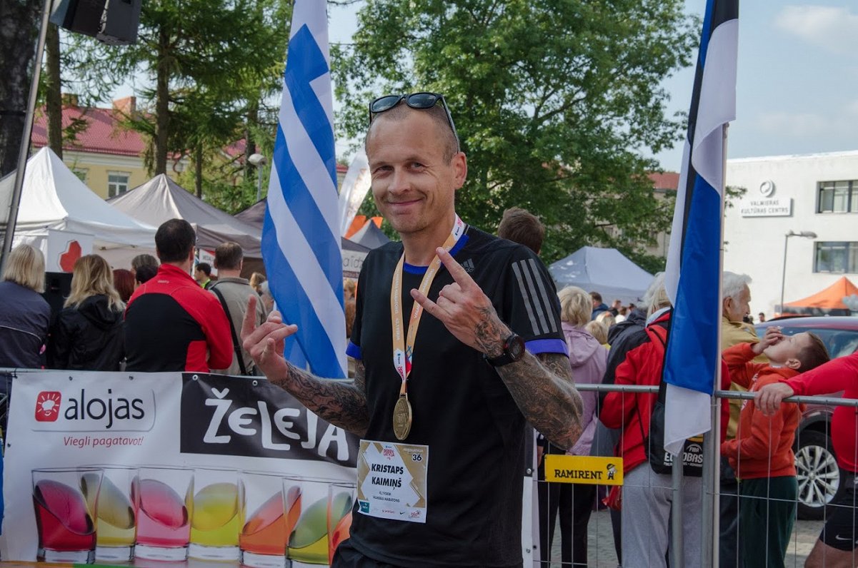Kristaps Kaimiņš Valmieras maratonā izcīna trešo vietu