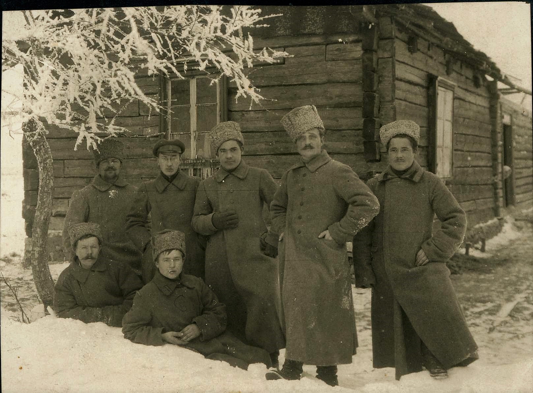 Latviešu strēlnieki Ziemeļvidzemē. 1917. gada novembris. Latvijas Kara muzejs