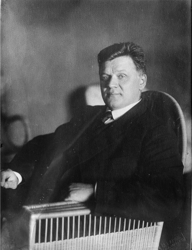 Kārlis Ulmanis 1919. gada oktobrī. ASV kongresa bibliotēka.
