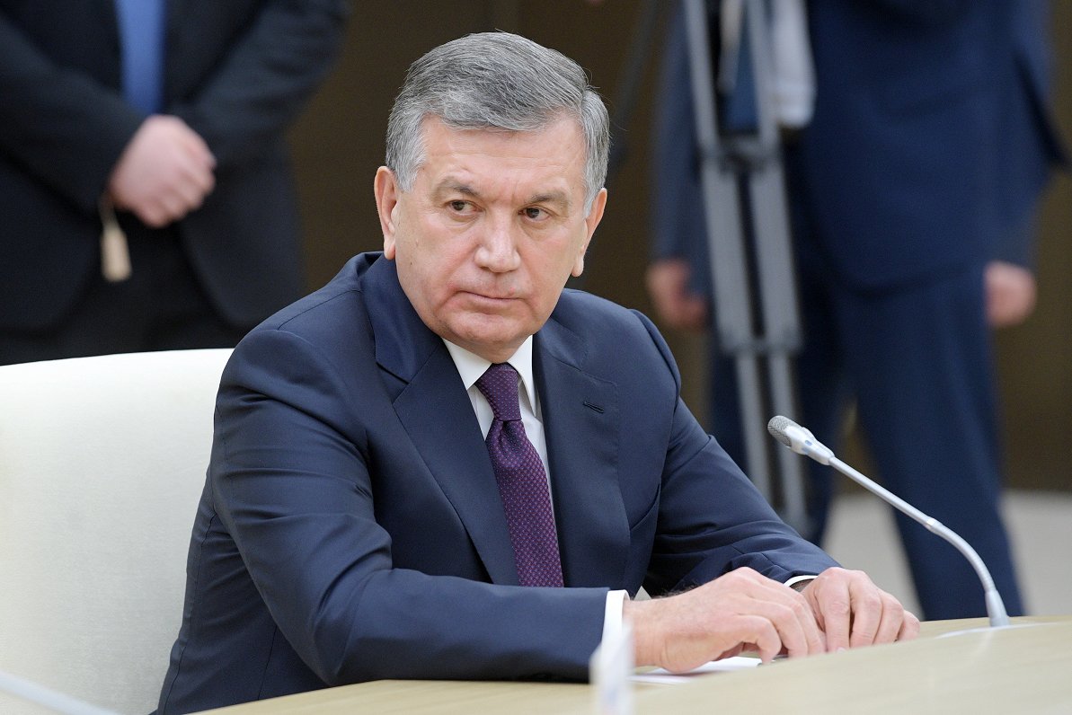 Uzbekistānas prezidents Šavkats Mirzijojevs.
