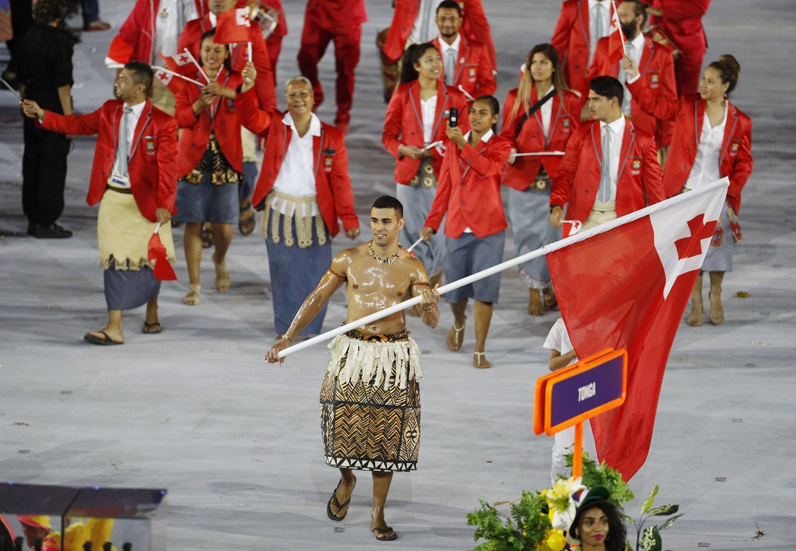 Pita Taufatofua 2016.gada olimpisko spēļu atklāšanā