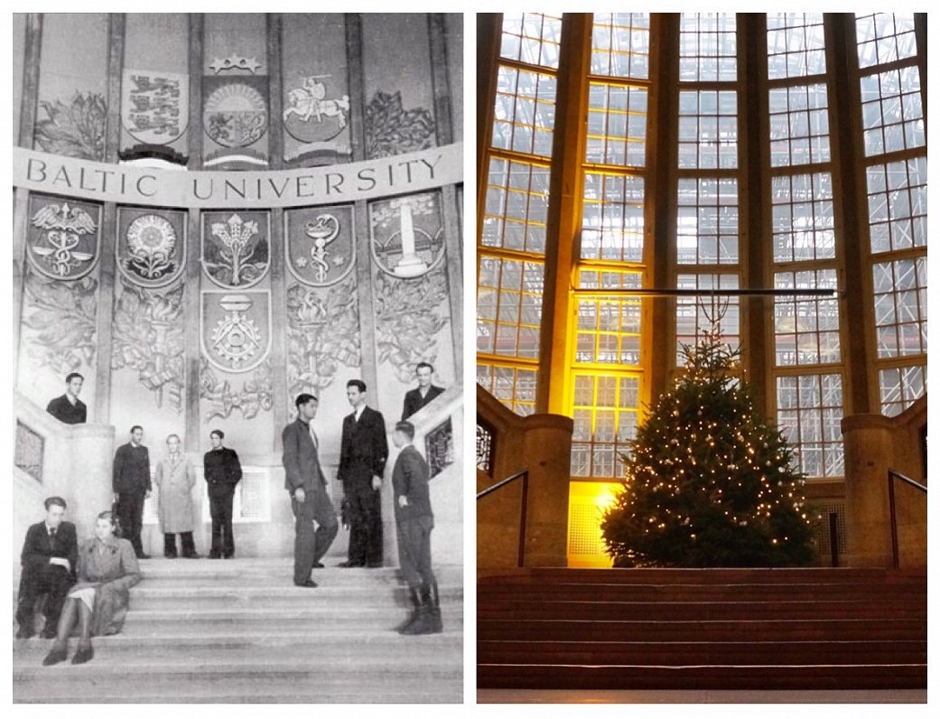 1946.gadā dibinātajai Baltijas universitātei pirmās telpas bija ierādītas nopostītajā Hamburgas vēst...