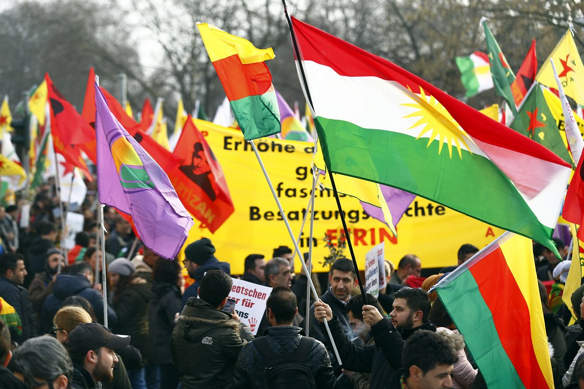 Protests pret Turcijas ieiešanu Sīrijā