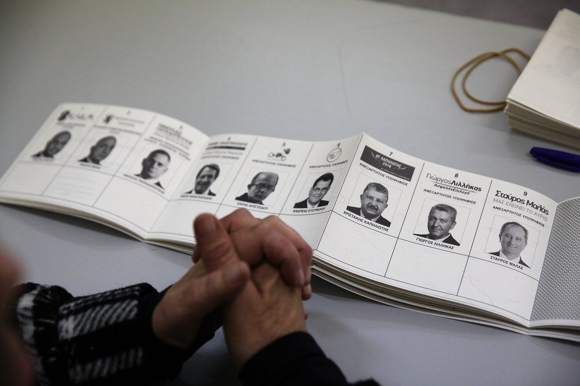 Kiprā notiek prezidenta vēlēšanas