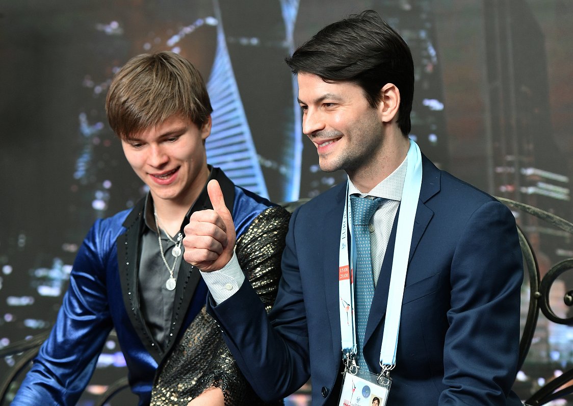 Deniss Vasiļjevs (pa kreisi) un Stefans Lambjēls