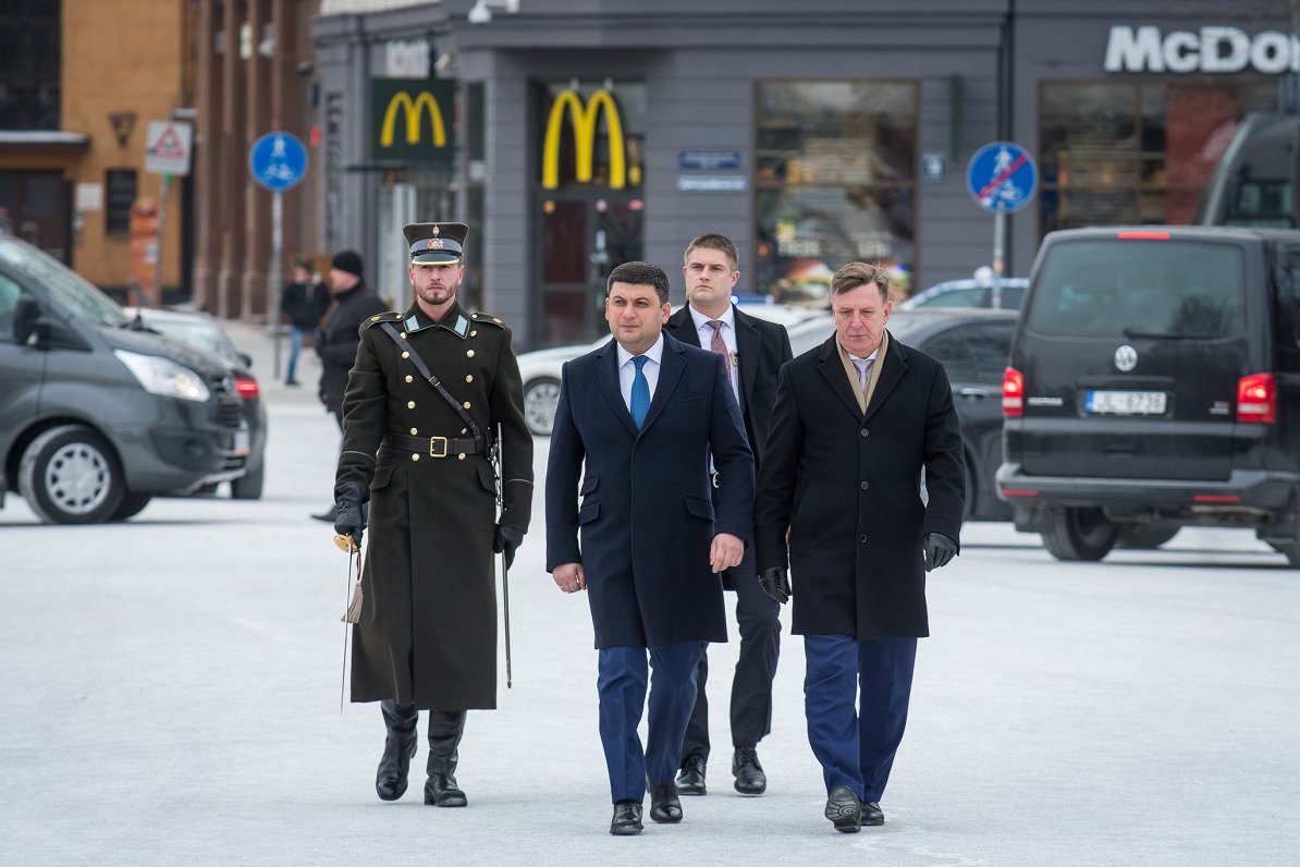 Ukraine PM Volodymyr Groysman in Riga