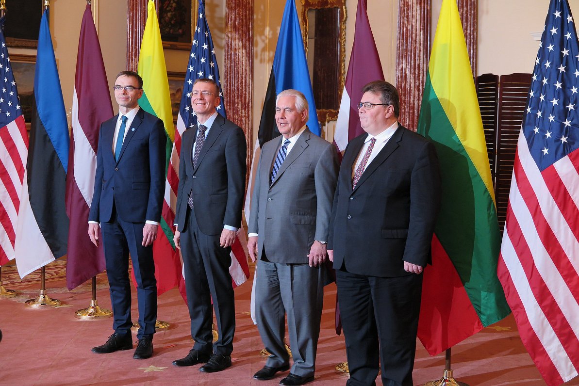 Baltic Foreign Ministers meet Rex Tillerson