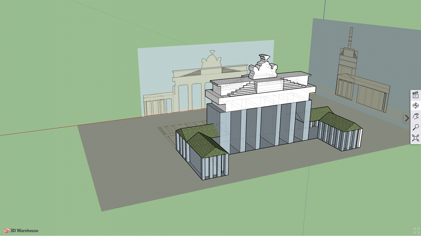 Latvijas skolēnu veidoto Brandenburgas vārtu 3D modelis
