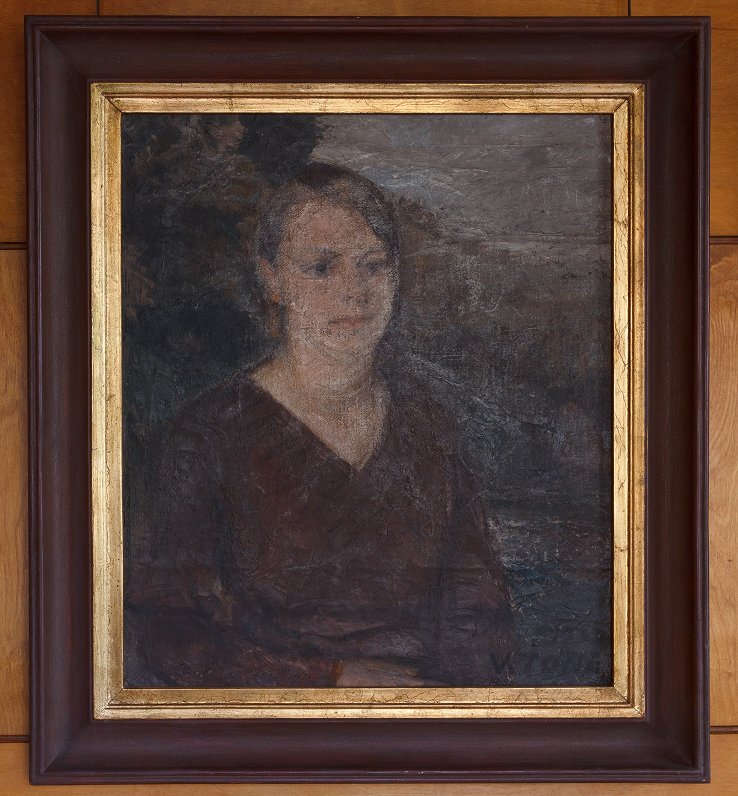Valdemārs Tone. Laimas Akurateres portrets. 1933.