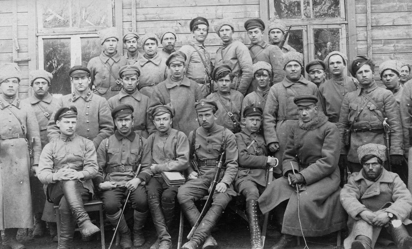 Бойцы Латышской советской стрелковой дивизии, Россия