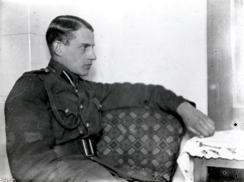Bruno Skulte obligātajā karadienestā 1923. gadā