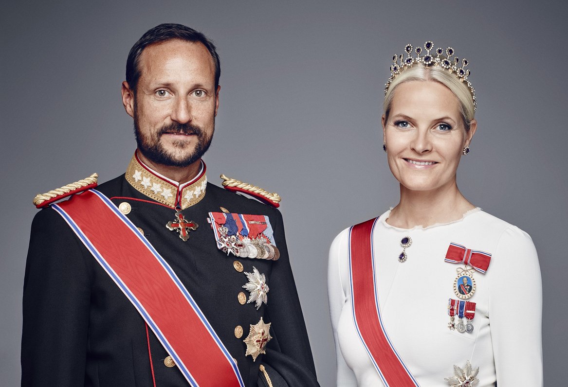 Crown prince Haakon and Crown Princess Mette-Marit of Norway