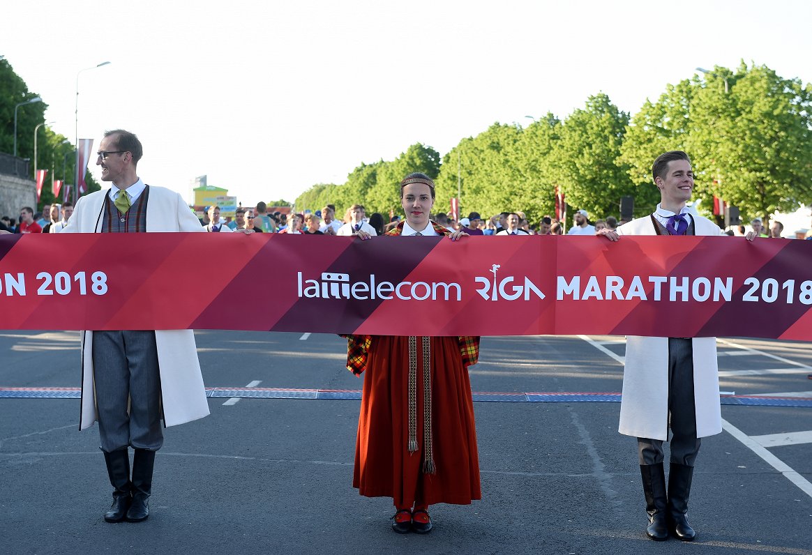 &quot;Lattelecom&quot; Rīgas maratona atklāšana.