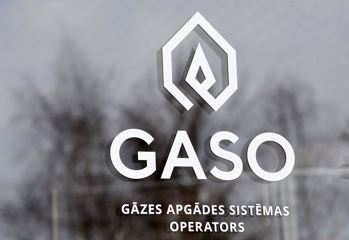 Gāzes apgādes sistēmas operatora AS &quot;Gaso&quot; logo.