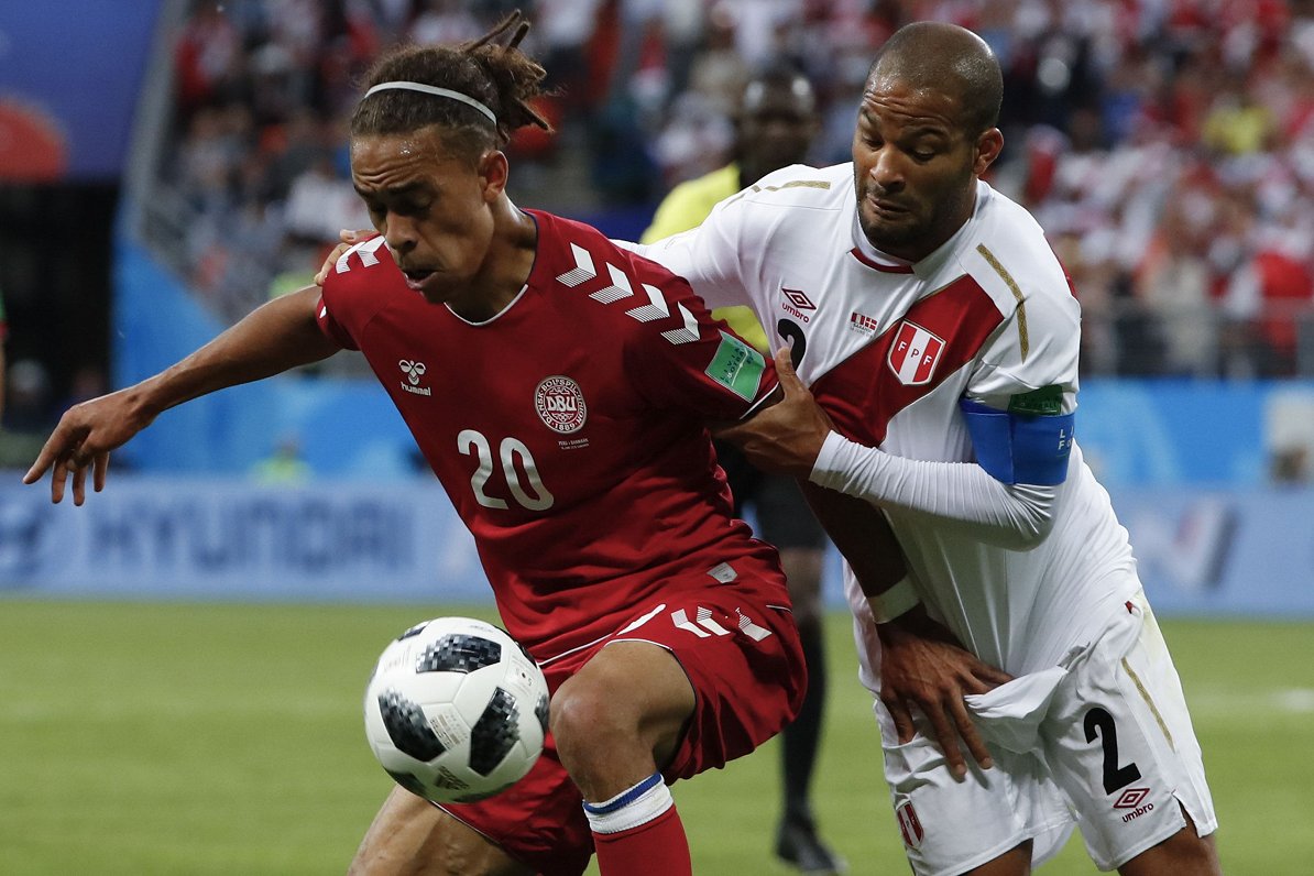 ЧМ по футболу: Единственный гол датчан помог им обыграть Перу / Статья
