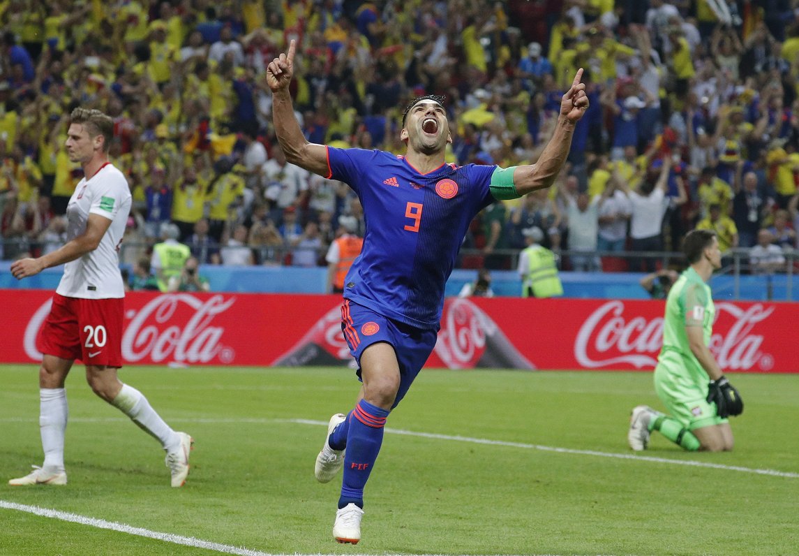 Kolumbijas izlase uzvar Poliju