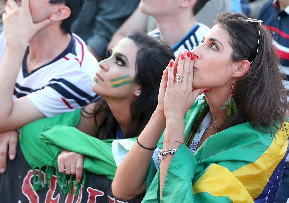 Brazīlijas futbola līdzjutējas