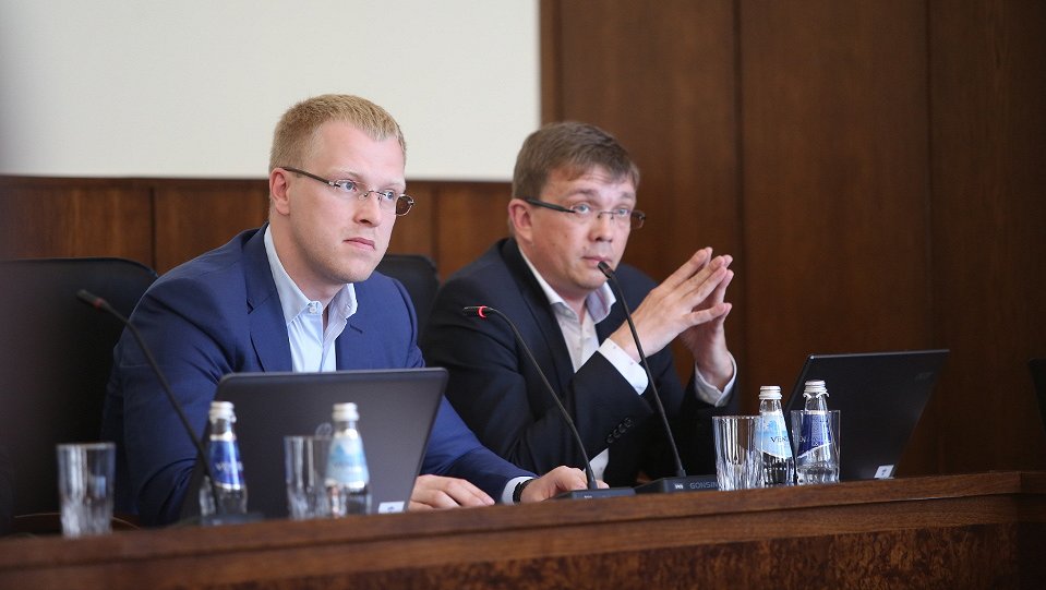 Андрей Элксниньш и Валерий Кононов
