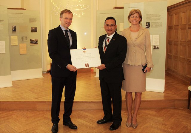 Latvia's honorary consul in Indonesia