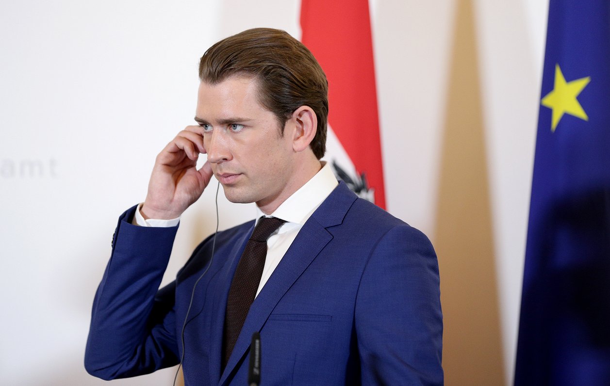 Attēlā Austrijas premjerministrs Sebastians Kurcs