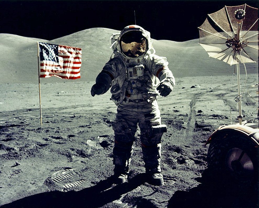 ASV kosmonauts uz mēness 1972.gadā
