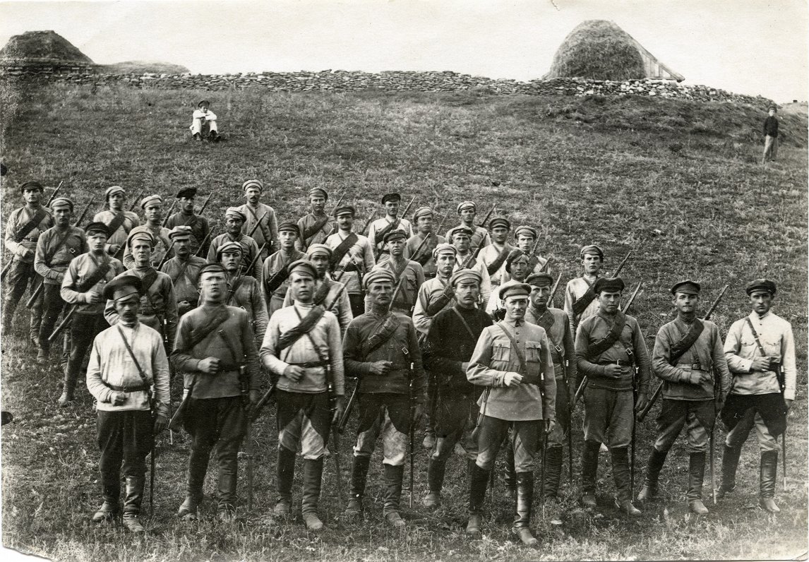Latvian riflemen in Russia, 1918