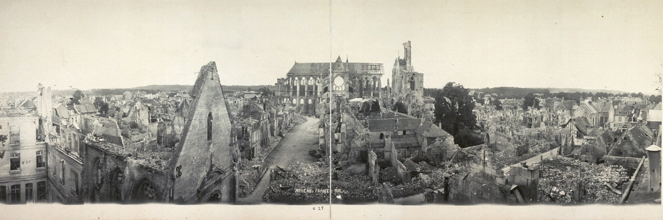 Панорама Амьена, 1919 год