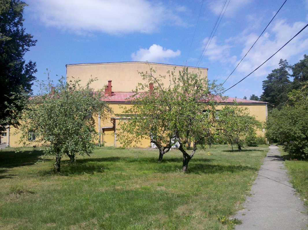 Building and orchard at Riga Film Studio