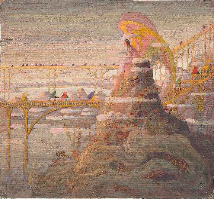 Mikalojs Konstantins Čurļonis. Eņģelis (Eņģelis Prelūdija). 1909