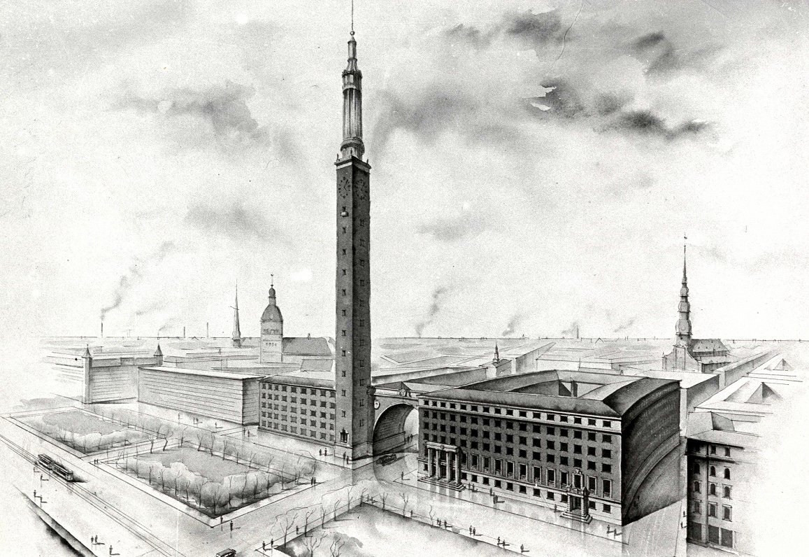 Grandiozākā ēka Vecrīgā būtu bijusi jaunā Rīgas pilsētas pārvalde. Būvbedre jau bija izrakta, teju i...