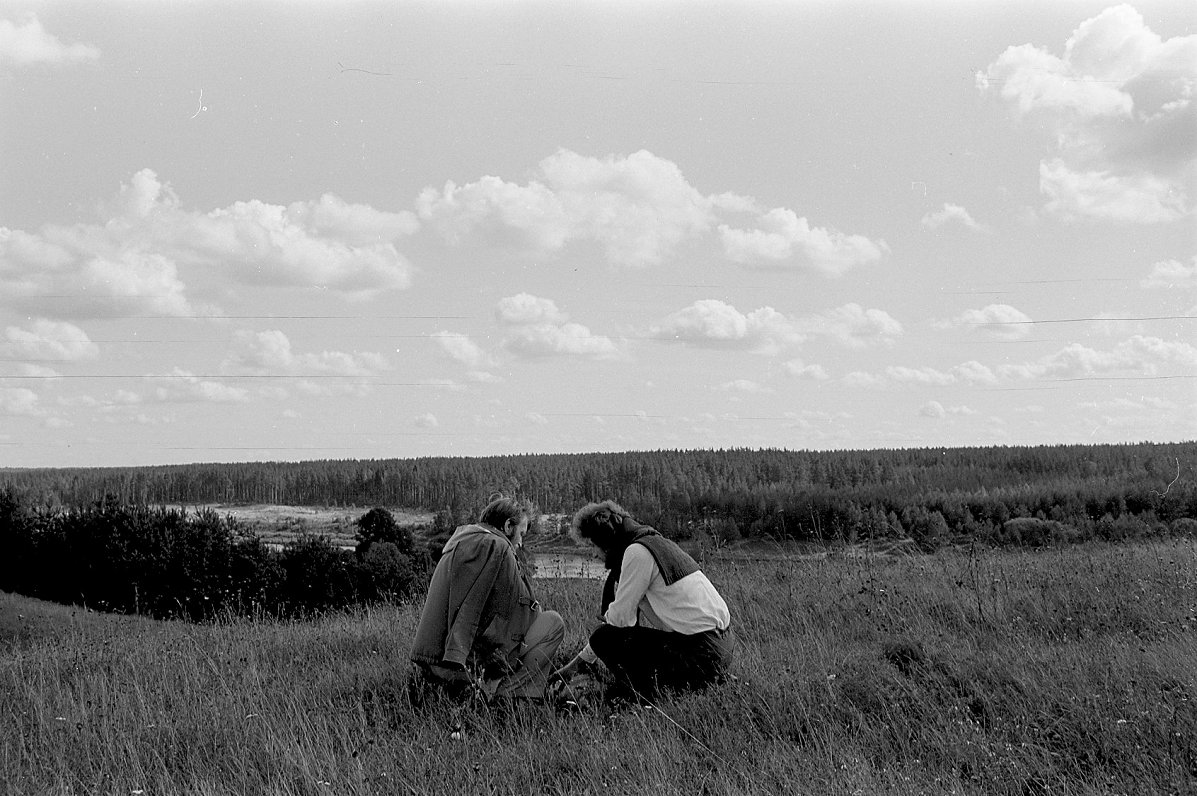 Kopā ar Artūru Snipu Daugava ielejā pie Slutišķiem