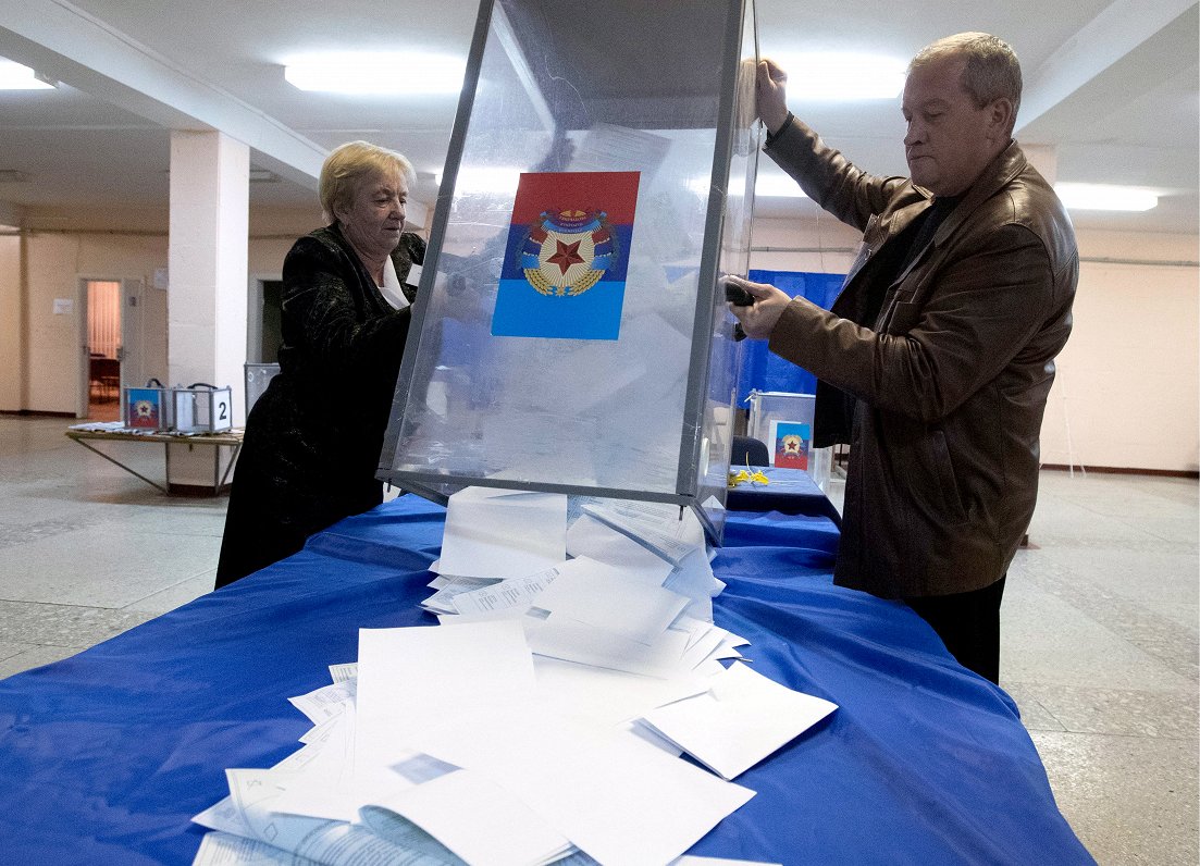 Balsu skaitīšana Luhanskā
